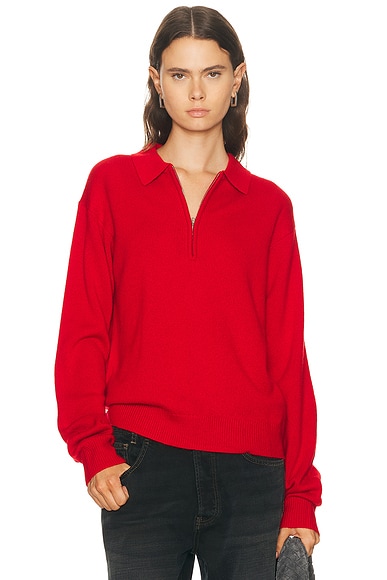 Blaise Cashmere Sweater Rouge