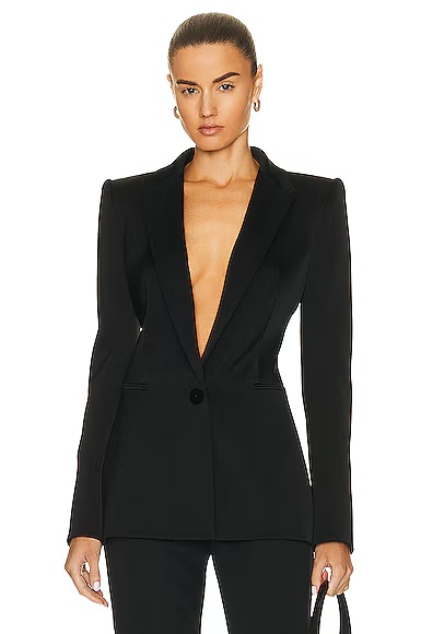 Sculpted Blazer Black