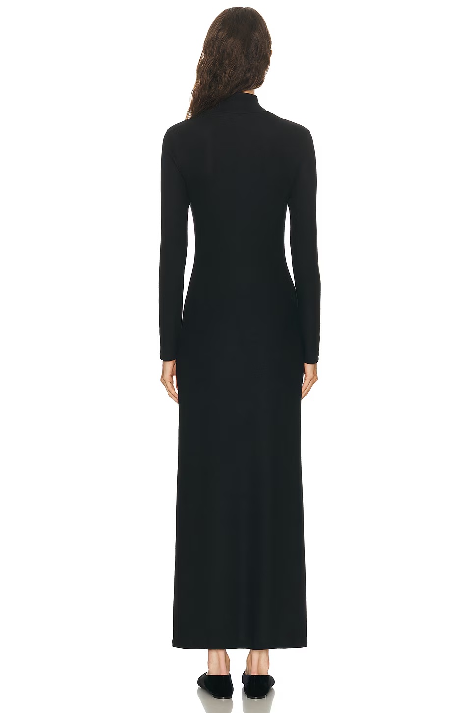 Lauren Turtleneck Maxi Dress Black