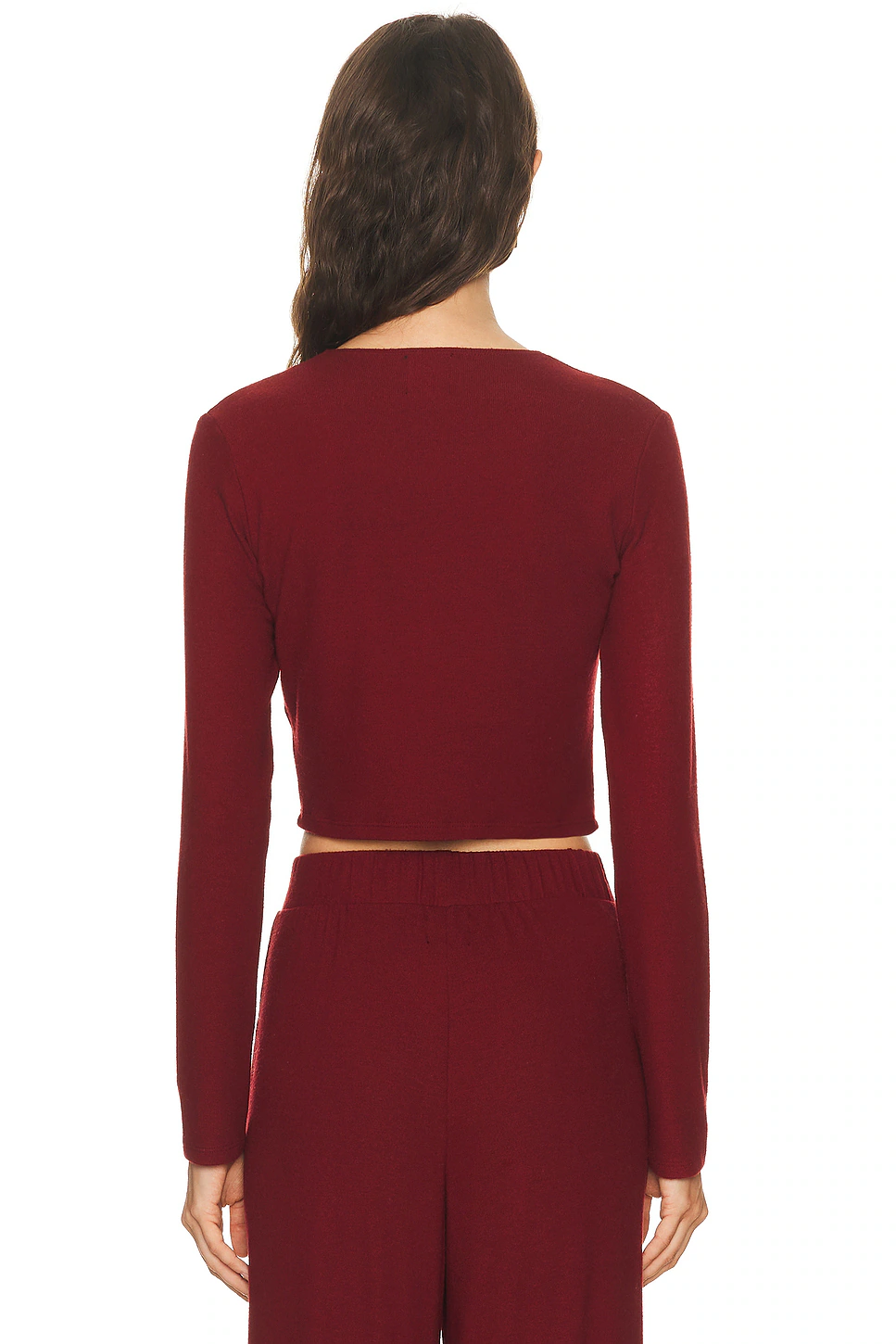 Lauren Crop Cardigan Pinot