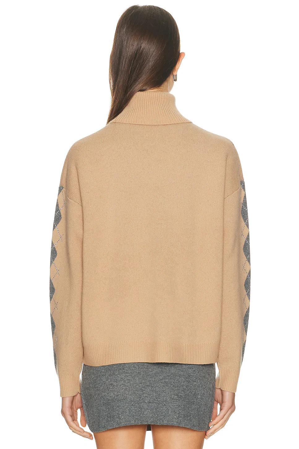 Alberte Embellished Sweater Latte & Dusk