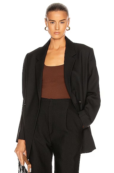 Double Breasted Blazer Black