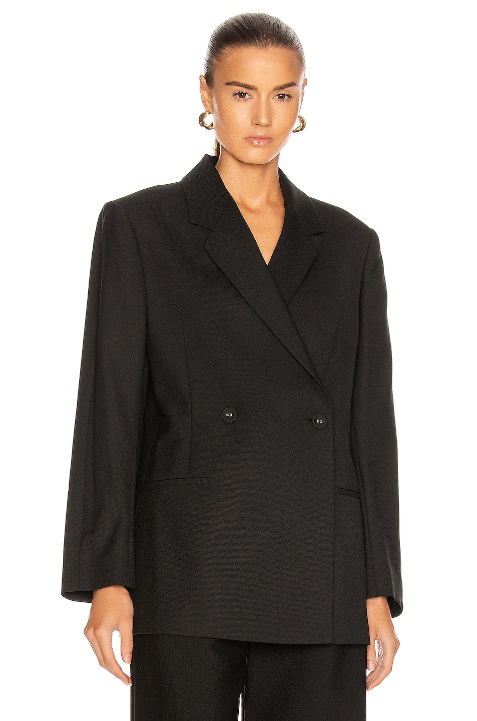 Double Breasted Blazer Black