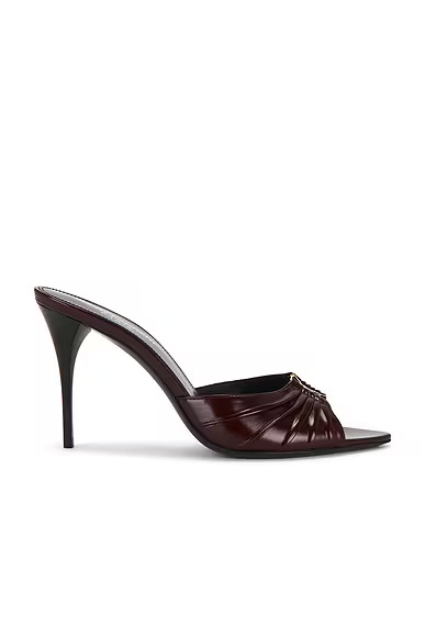 Babylone Mule Sandal Vintage Bordeaux