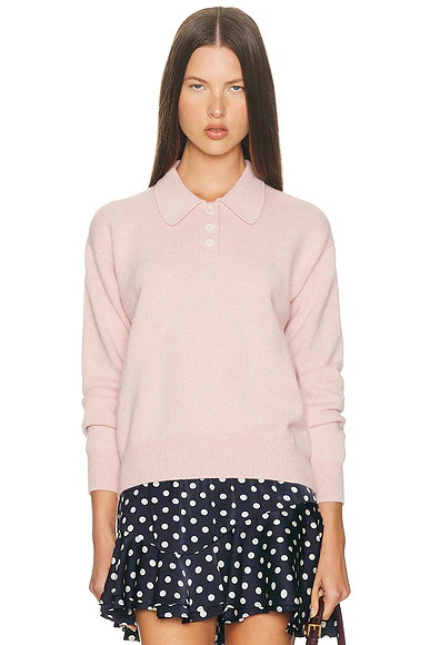 Edith Polo Shirt Pale Pink