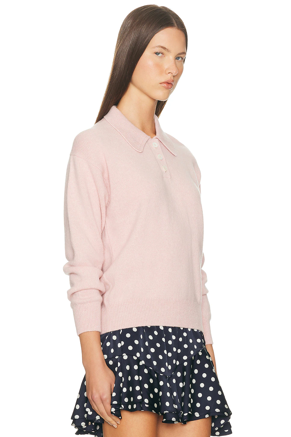 Edith Polo Shirt Pale Pink
