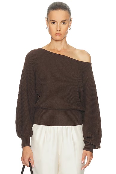 by Marianna Indre Sweater Chocolate Brown