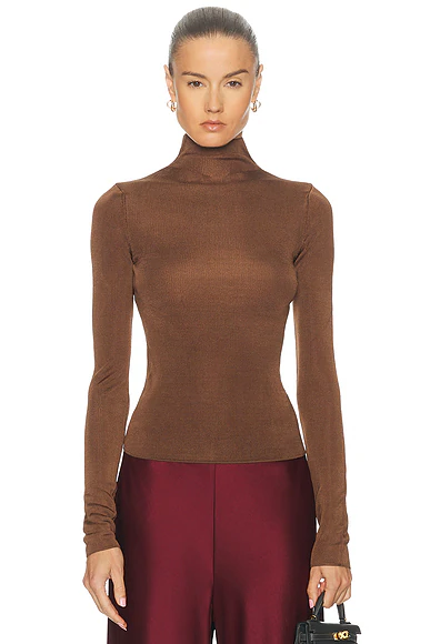 by Marianna Syndi Knit Top Brown
