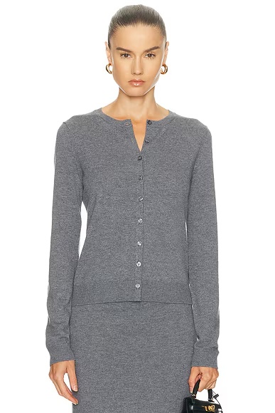 by Marianna Torrey Cardigan Charcoal Grey
