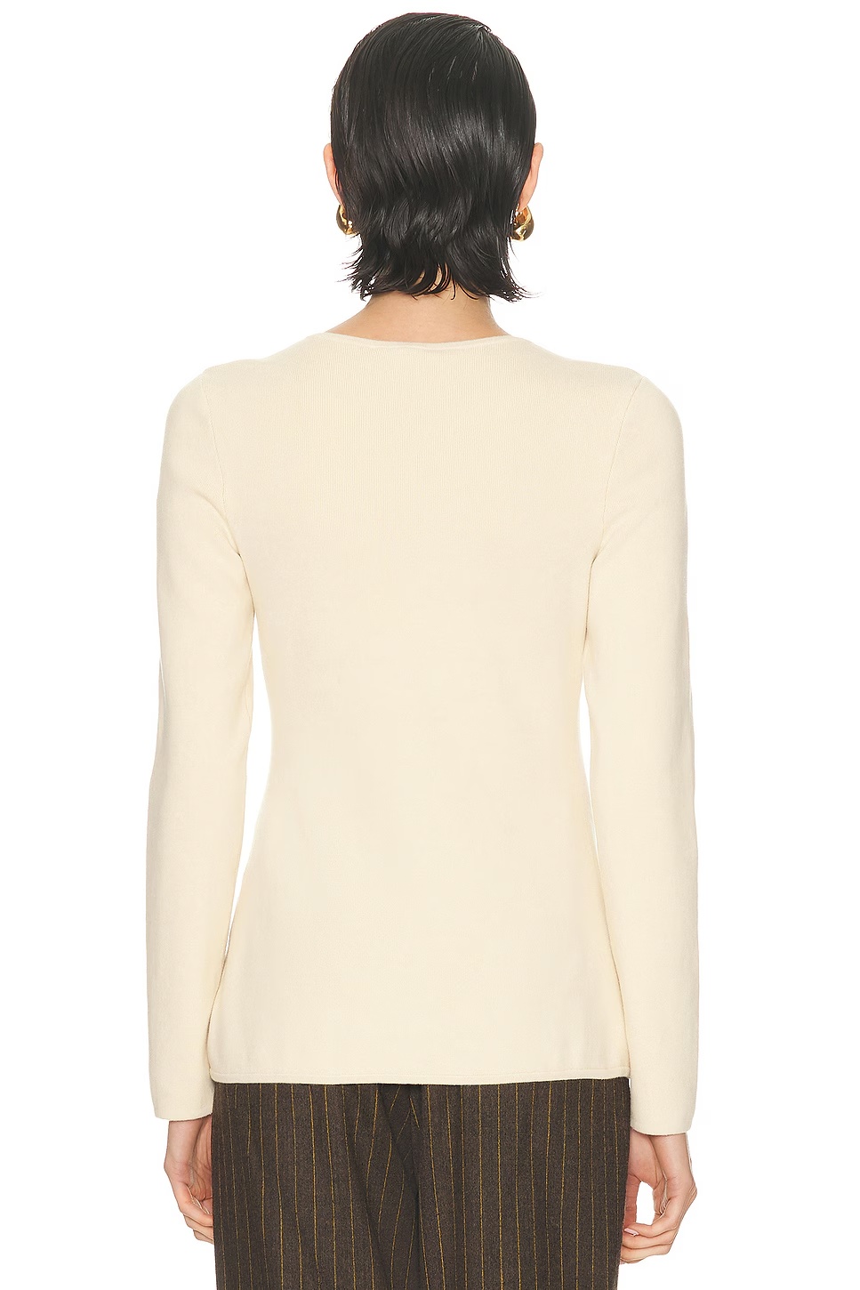 by Marianna Bronte Button Cardigan Beige