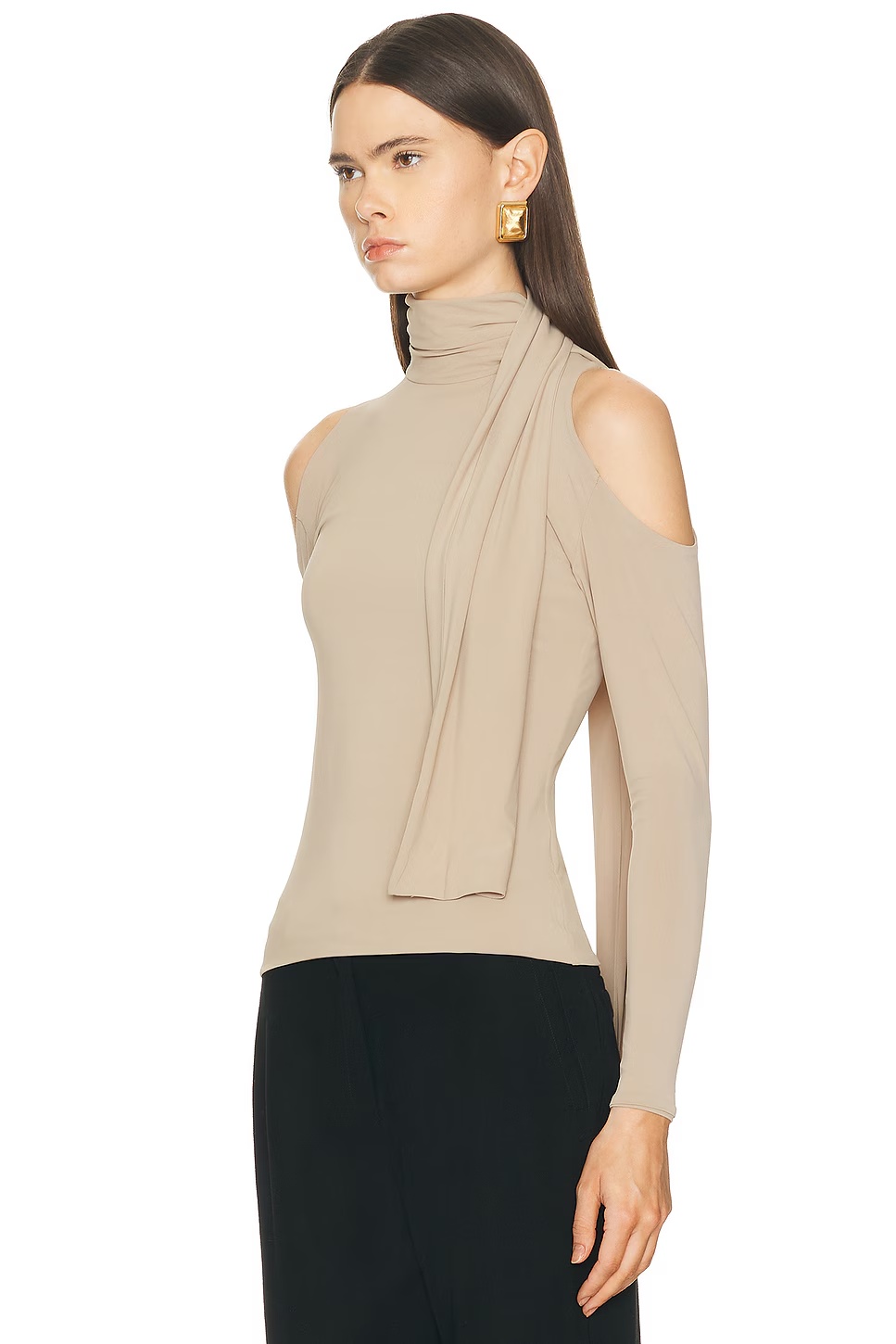 for FWRD Jean Scarf Top Dune