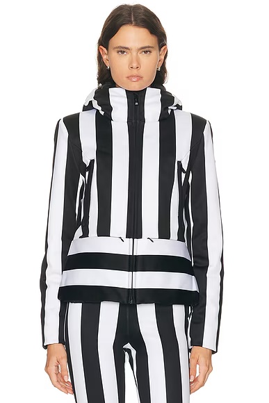 Linea Ski Jacket Black & White