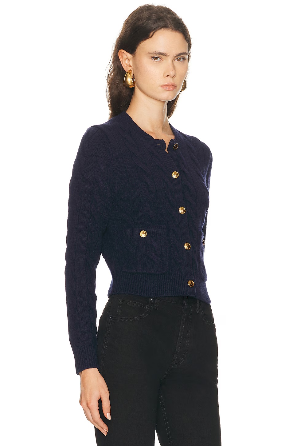 Crewneck Cardigan Hunter Navy