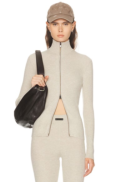 2-way Zip-Up Jacket Timber