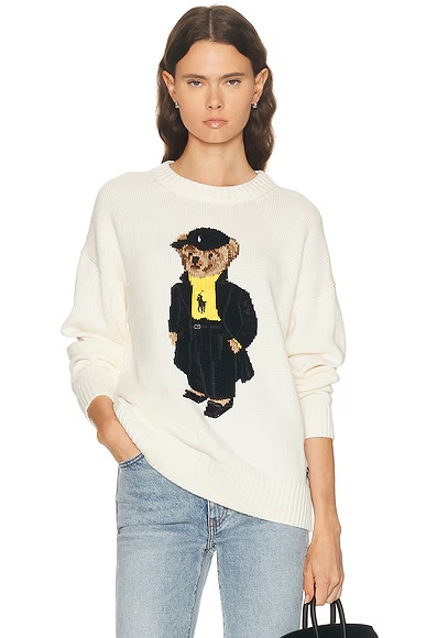 Crewneck Sweater Clubhouse Cream Multi