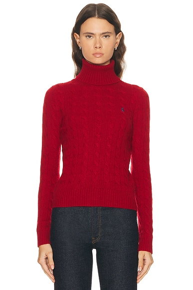 Turtleneck Sweater Fireside Red