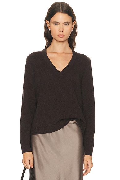 Flynn Cashmere Sweater Espresso