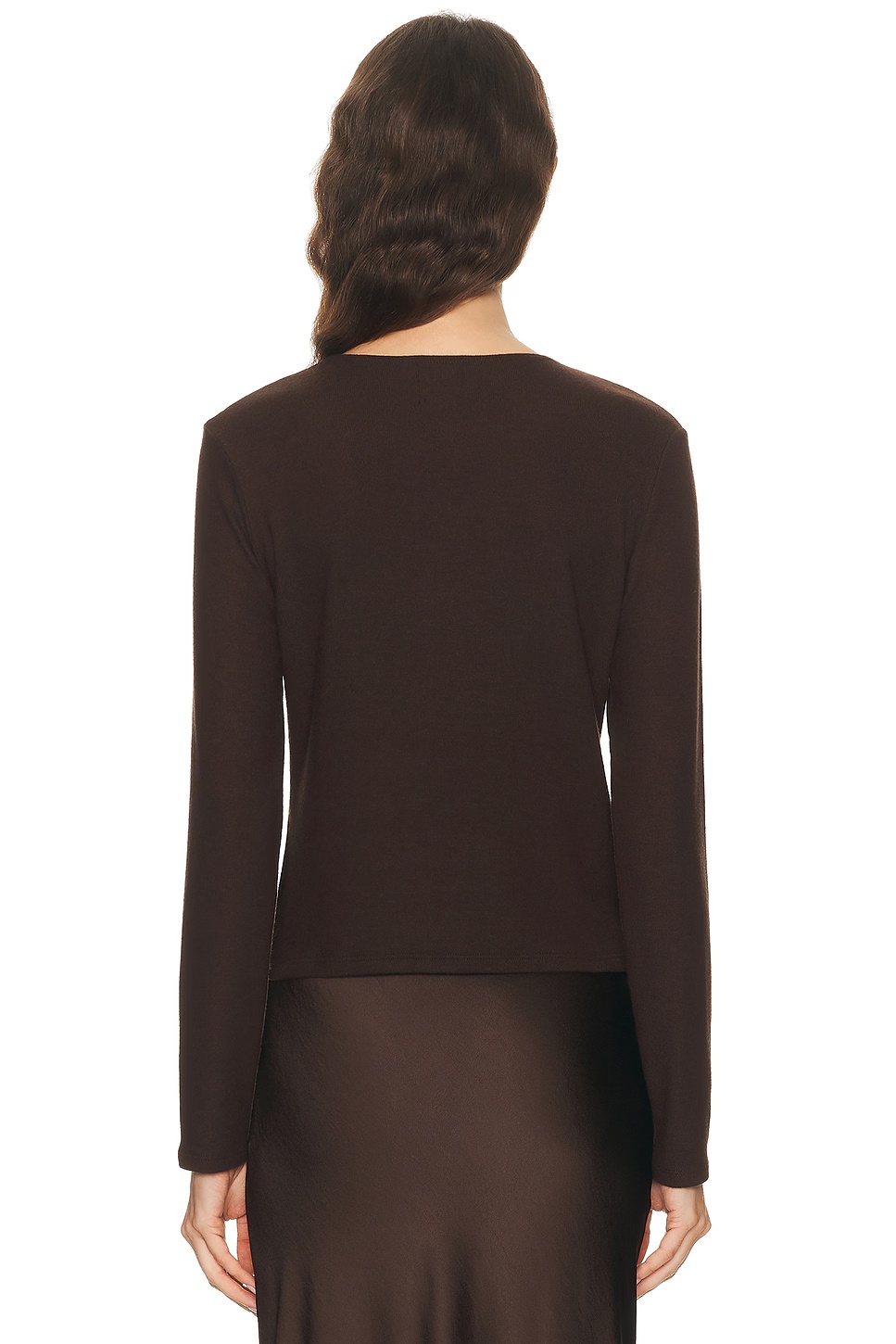 Lauren Classic Cardigan Chocolate