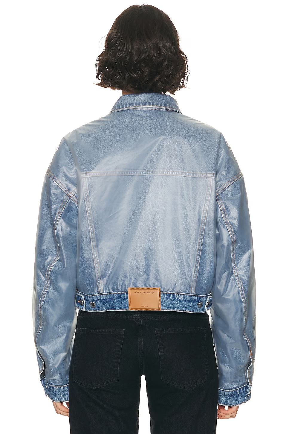 Trucker Jacket Vintage Marbled Blue