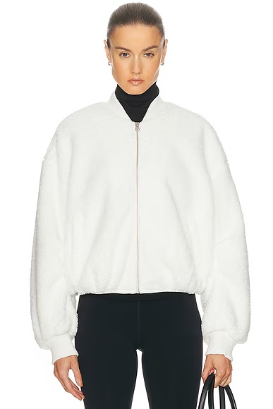 Sherpa Bomber Jacket Cream