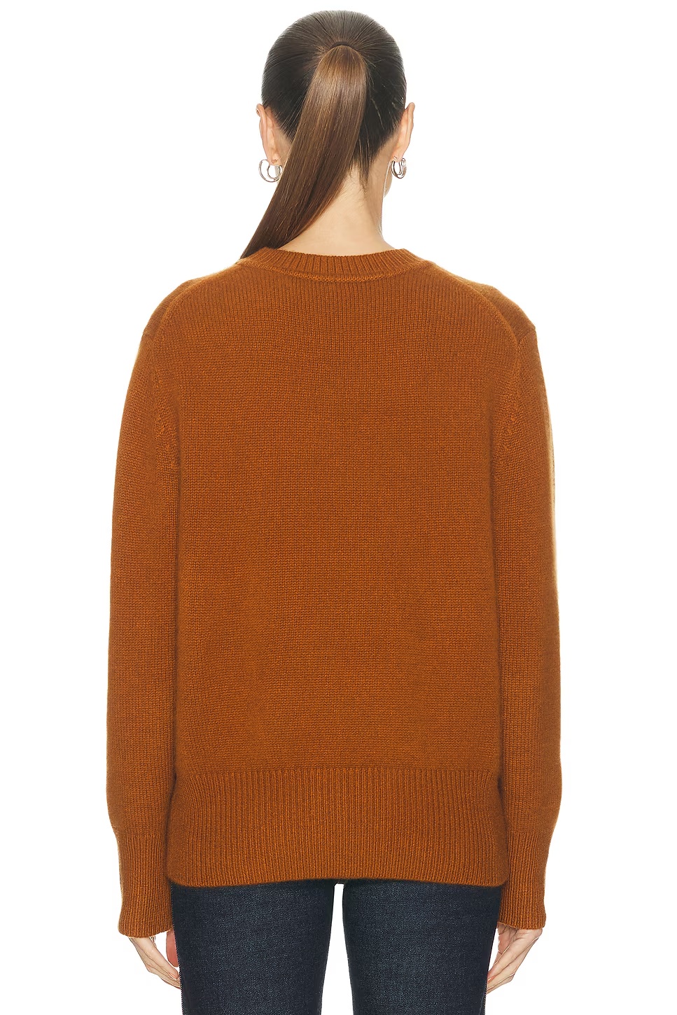 Oversized Crewneck Sweater Saffron