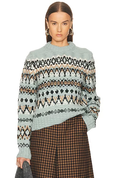 Ella Sweater Slate Blue Multi