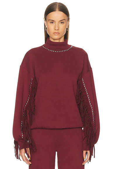 Frenzy Crewneck Sweater Vino Rosso
