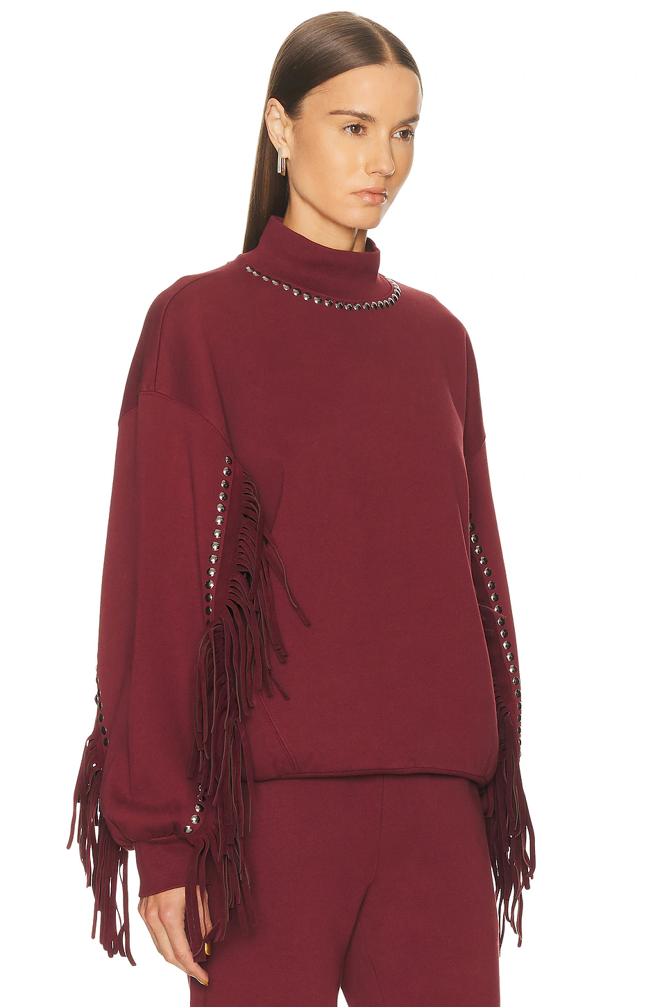 Frenzy Crewneck Sweater Vino Rosso