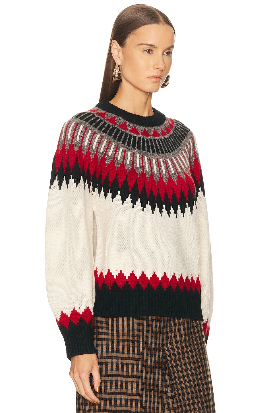 Crewneck Sweater Authentic Cream Multi