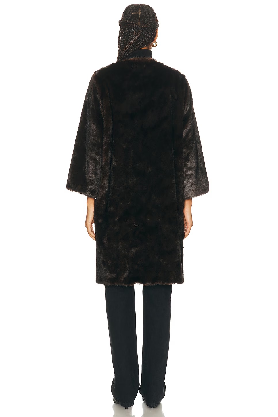 Faux Moore Coat Grizzly