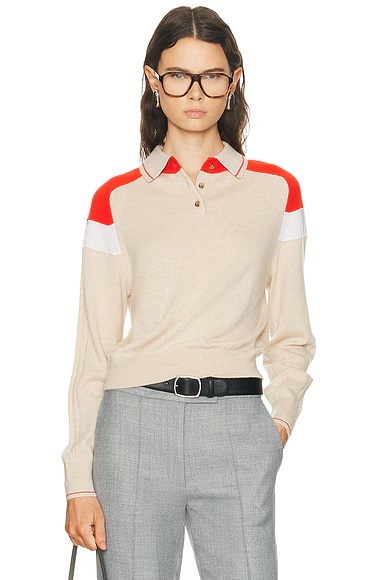 Alpin Collegiate Polo Top Sandstone Combo
