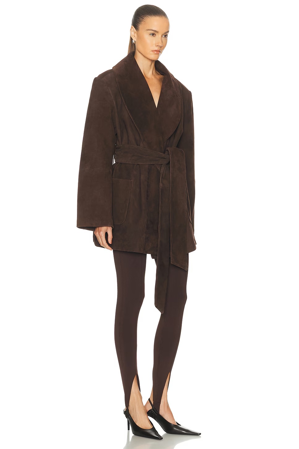 Chandra Suede Jacket Tobacco
