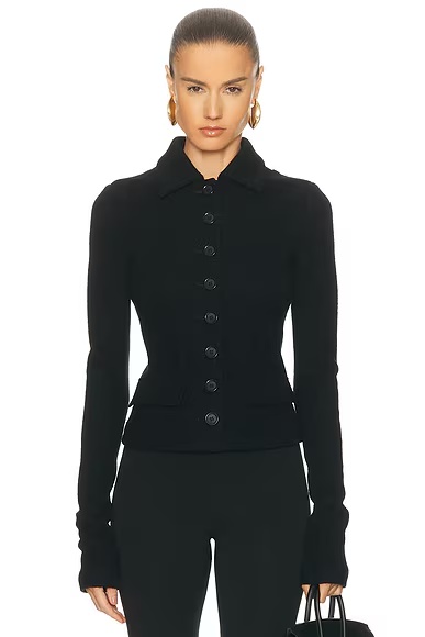 Knit Cardigan Black