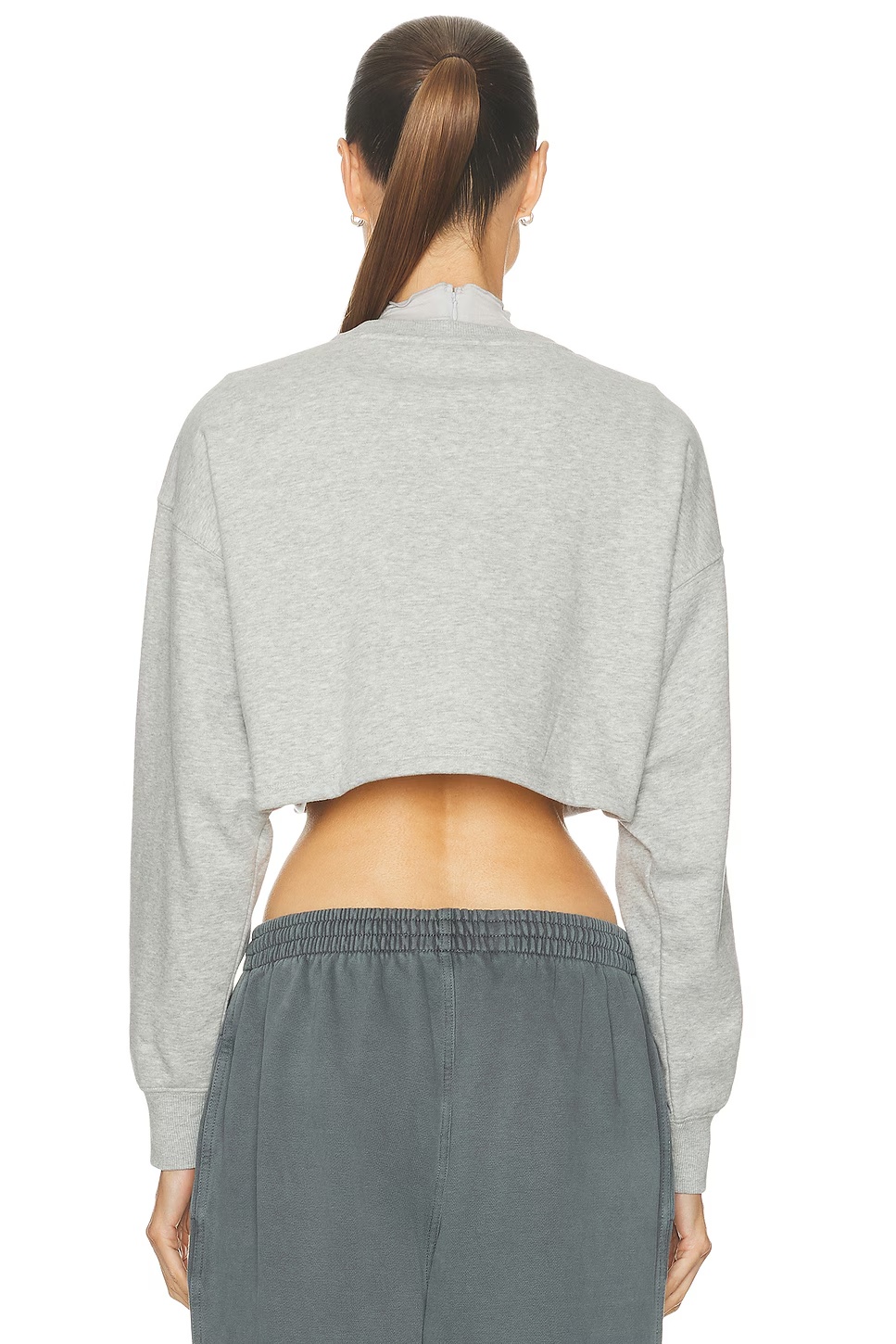 Luxefleece Boxy Pullover Sweatshirt Light Heather Gray