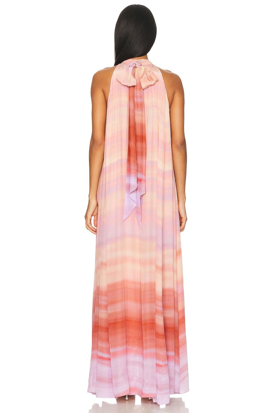 Back Tie Maxi Dress Multi