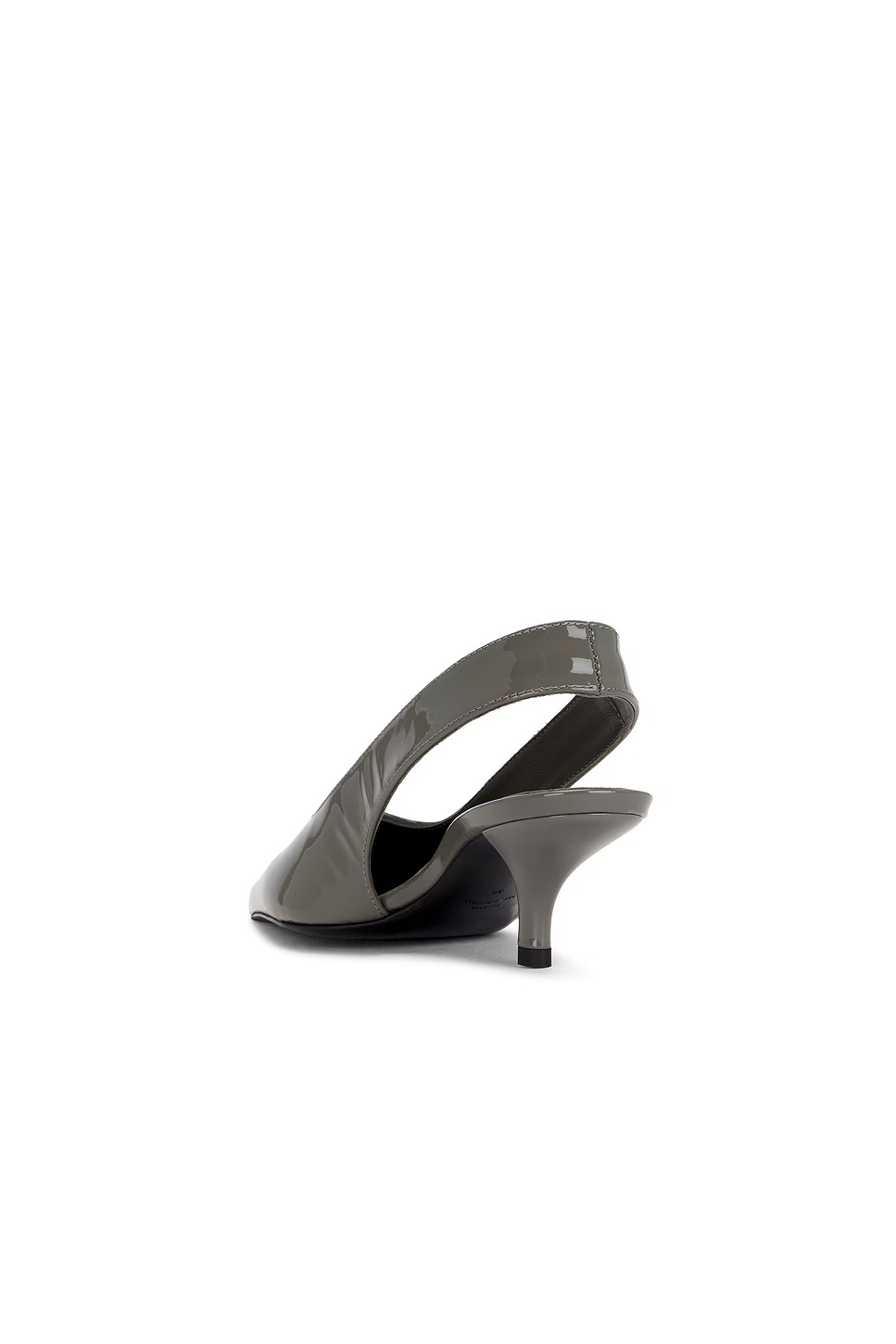 Classic Patent Slingbacks Grey