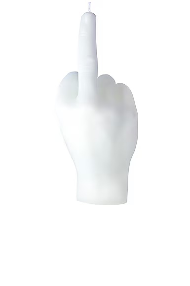 CandleHand F*ck You Candle White