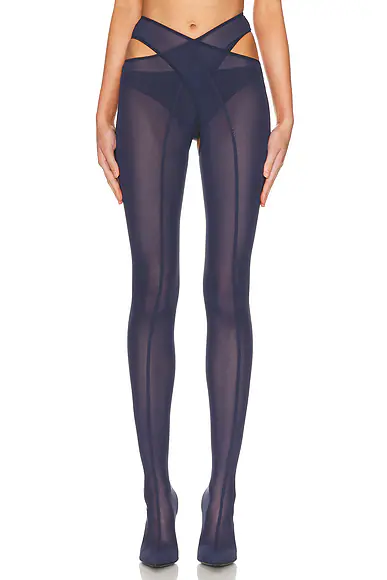 Cheopissima Thigh High Boot Blue