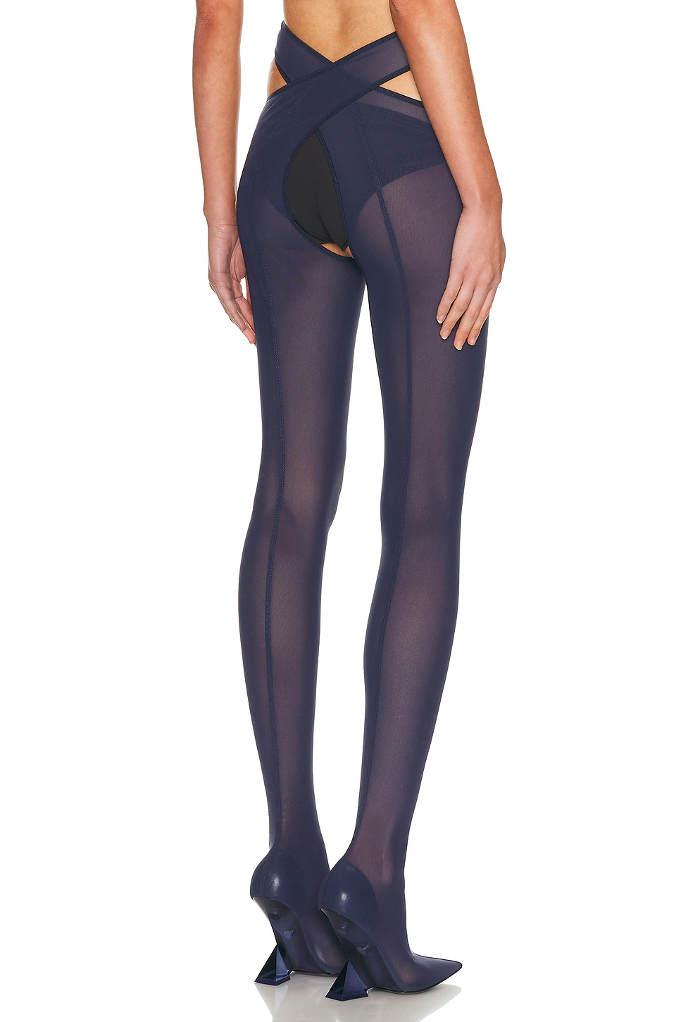 Cheopissima Thigh High Boot Blue