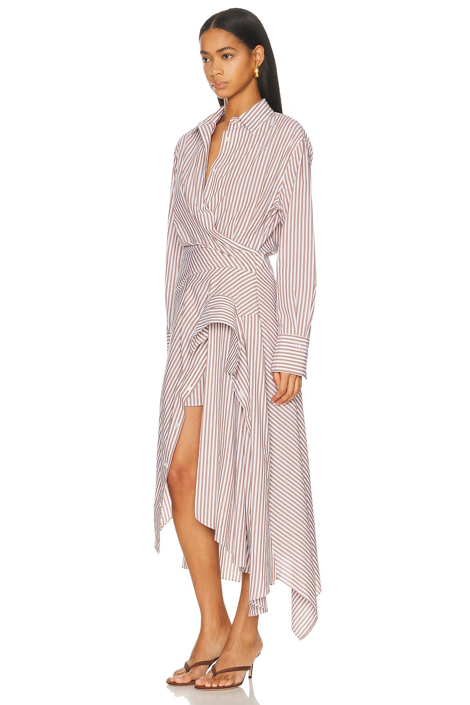 Deconstructed Dress Brown