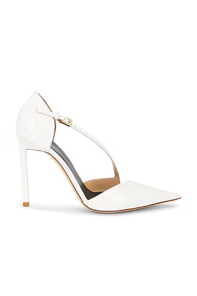 Patent Leather Pump Optical White