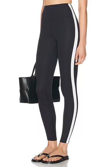 Clare High Waist Rigor 7/8 Legging Black & White