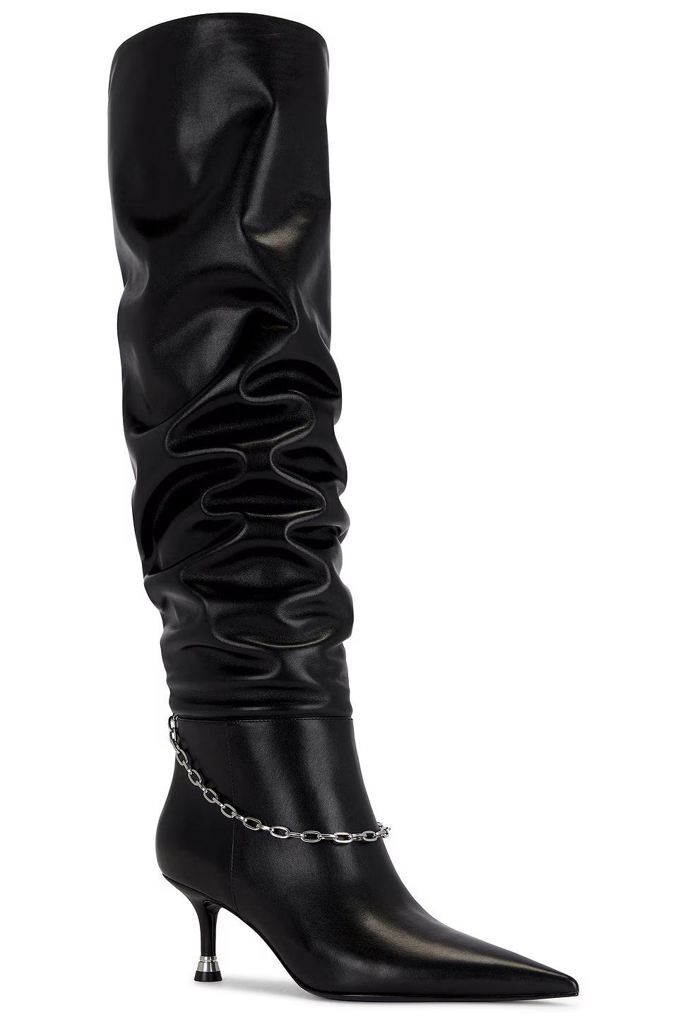 Akila 65mm Slouch Boot Black