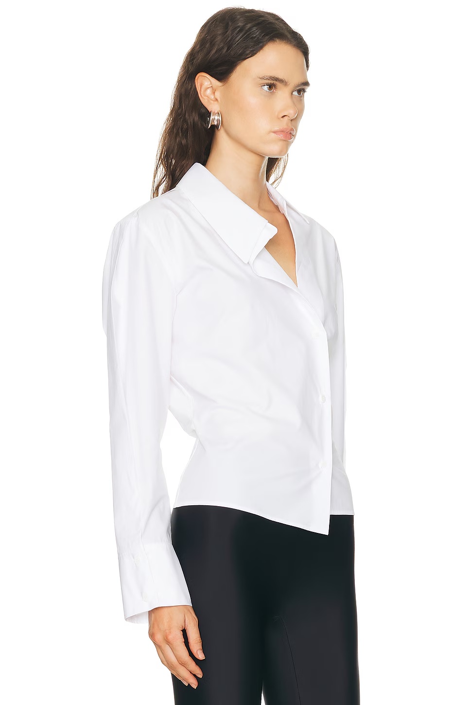 Asymmetrical Shirt White
