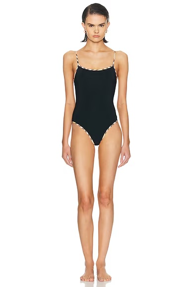 Sylvia One Piece Swimsuit Black