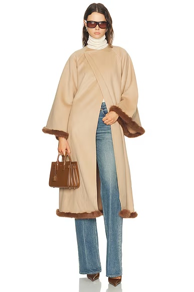 Dalimas Coat Dark Sand