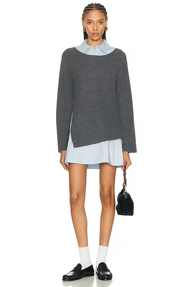 Dane Dress Charcoal & Glacier