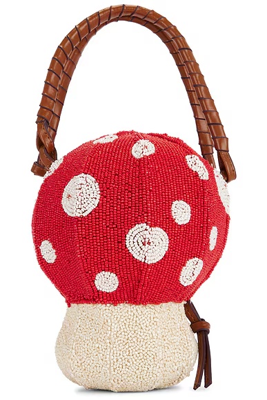 Shroom Beaded Bag Mushroom
