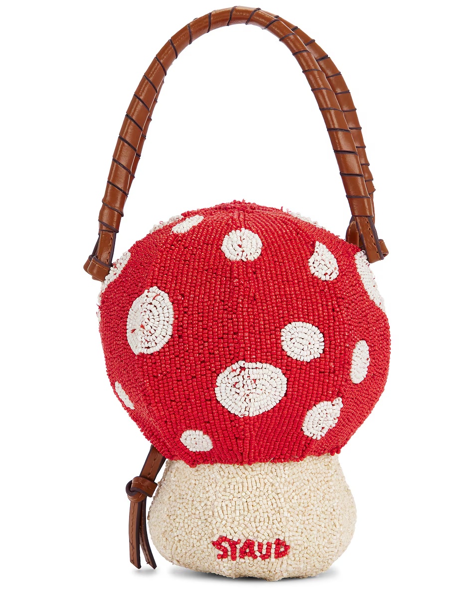 Shroom Beaded Bag Mushroom