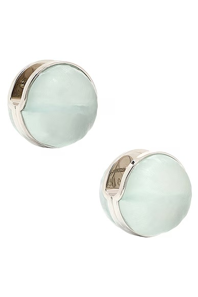 ALAΪA Sphere Earrings Vert Pale